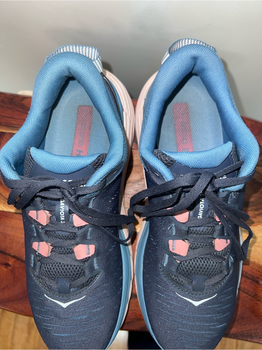 HOKA One One Gaviota 3 Ombre Blue Rosette Stability Running Shoes Women’s US 9B - Picture 11 of 12